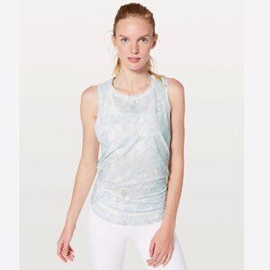 Lululemon Ace Tank Jasmine White 12 Split Back